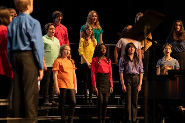 2023 All County Chorus Students Performing